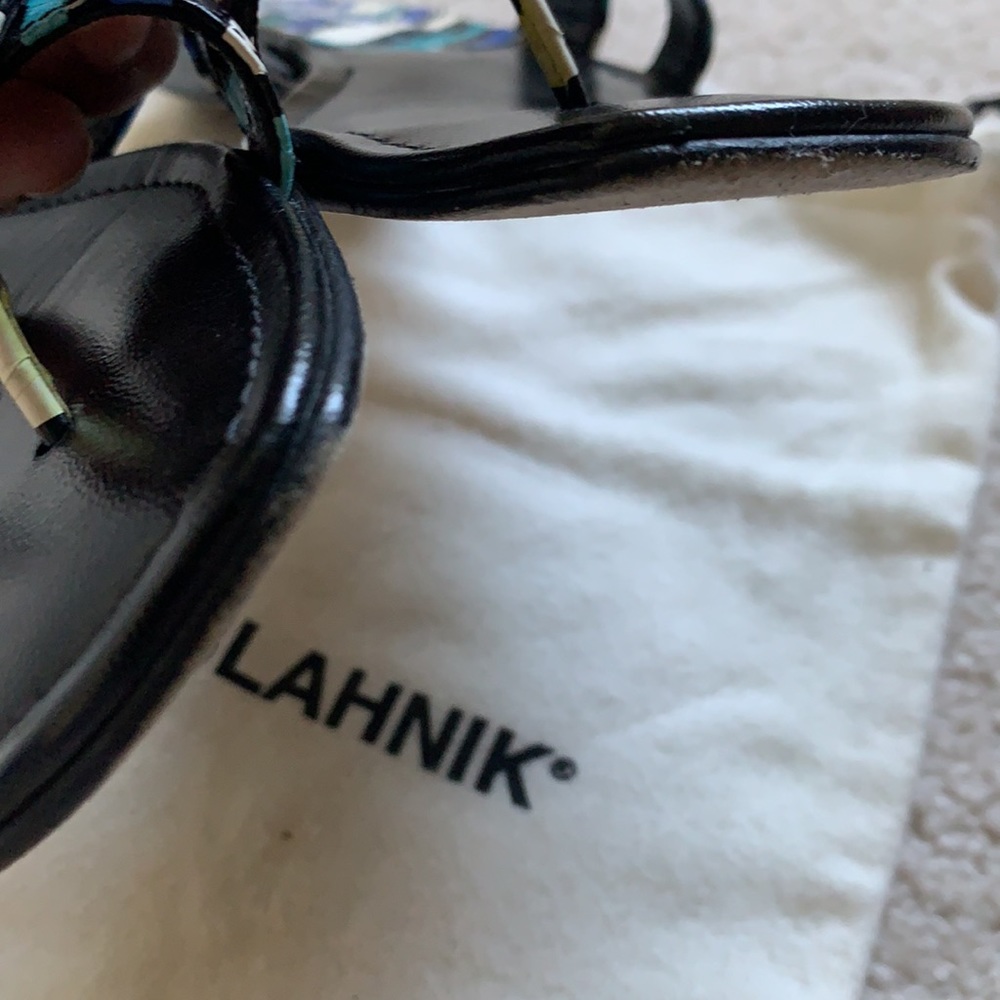MANOLO BLAHNIK Susa sandal snakeskin - Picture 10 of 12